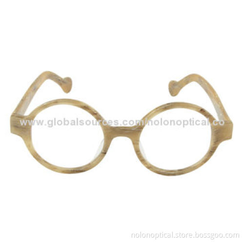 Round Asian Acetaet Optical Frame